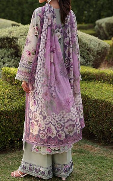 Elaf Turquoise/Lilac Lawn Suit | Pakistani Lawn Dress in USA- Image 2