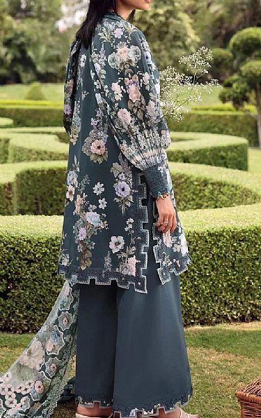 Elaf Dark Grey Lawn Suit | Pakistani Lawn Dress in USA- Image 2