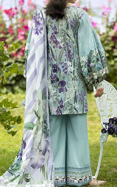 Elaf Turquoise Lawn Suit | Pakistani Lawn Dress in USA- Image 2