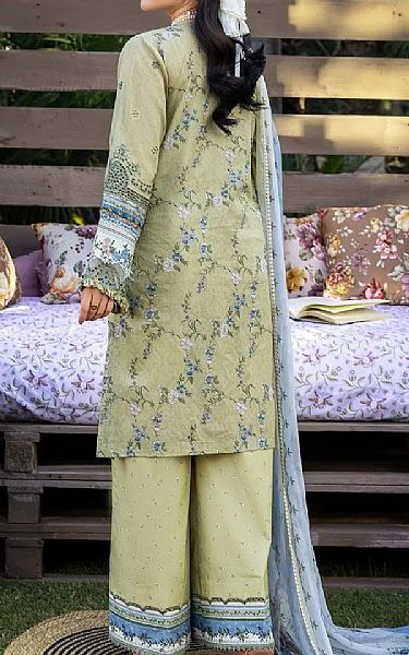 Elaf Thistle Green Lawn Suit | Pakistani Lawn Dress in USA- Image 2