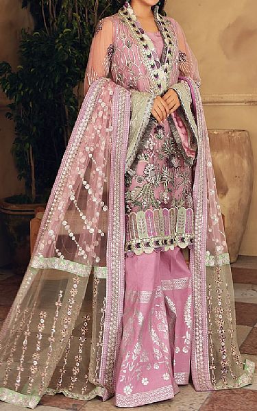 Elaf Lilac Poly Net Suit | Pakistani Dresses in USA- Image 1