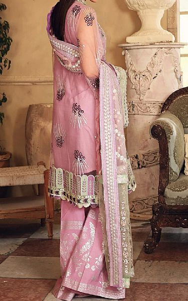 Elaf Lilac Poly Net Suit | Pakistani Dresses in USA- Image 2