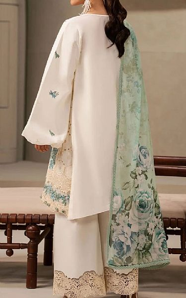 Elaf Off White Lawn Suit | Pakistani Lawn Dress in USA- Image 2