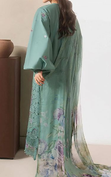 Elaf Summer Green Lawn Suit | Pakistani Lawn Dress in USA- Image 2