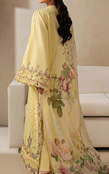 Elaf Cream Lawn Suit | Pakistani Lawn Dress in USA- Image 2