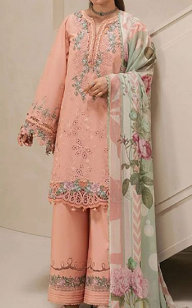 Elaf Pink Lawn Suit | Pakistani Lawn Dress in USA- Image 1