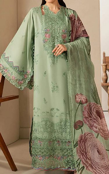 Elaf Summer Green Lawn Suit | Pakistani Lawn Dress in USA- Image 1