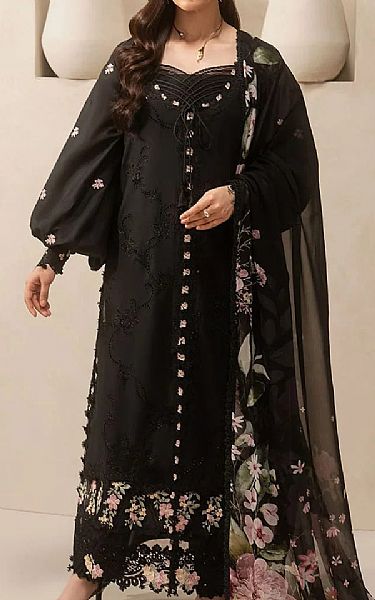 Elaf Black Lawn Suit | Pakistani Lawn Dress in USA- Image 1