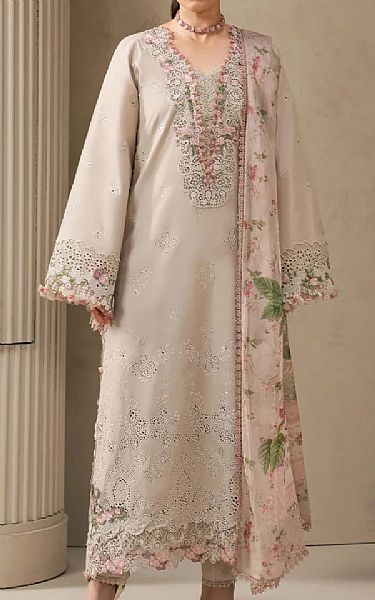 Elaf Oyster Pink Lawn Suit | Pakistani Lawn Dress in USA- Image 1