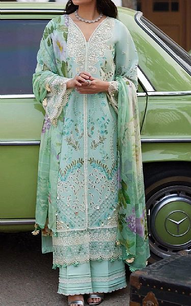 Elaf Aqua Lawn Suit | Pakistani Lawn Suits- Image 1