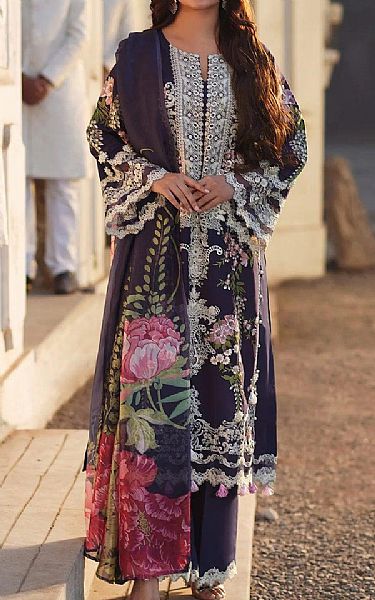 Elaf Indigo Lawn Suit | Pakistani Lawn Suits- Image 1