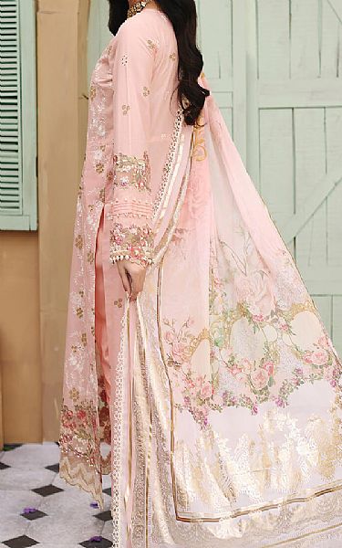 Elaf Baby Pink Lawn Suit | Pakistani Dresses in USA- Image 2