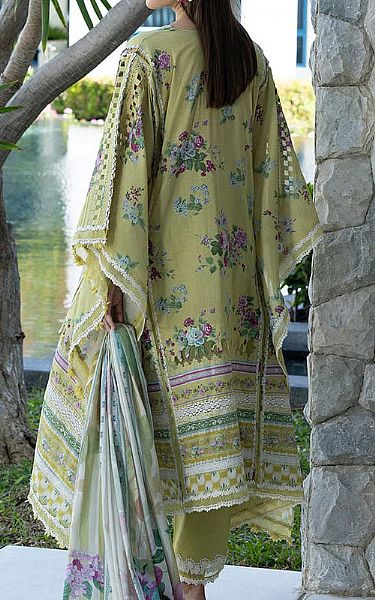 Elaf Green Lawn Suit | Pakistani Lawn Dress in USA- Image 2