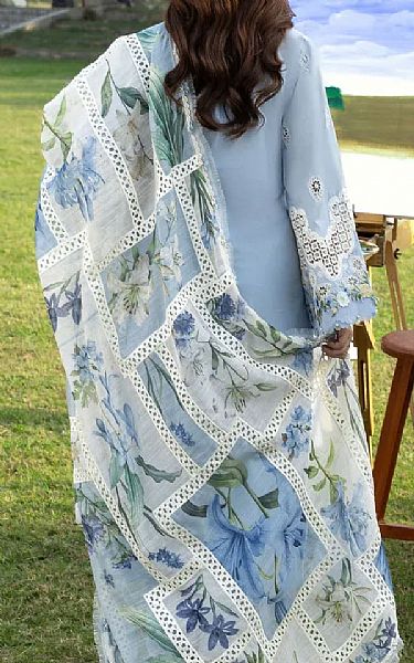 Elaf Grey Lawn Suit | Pakistani Lawn Dress in USA- Image 2
