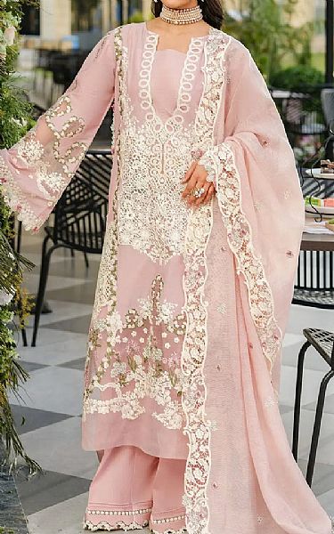 Elaf Cavern Pink Lawn Suit | Pakistani Lawn Dress in USA- Image 1