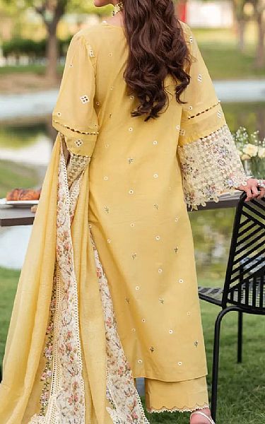 Elaf Lemon Lawn Suit | Pakistani Lawn Dress in USA- Image 2