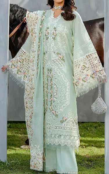 Elaf Summer Green Lawn Suit | Pakistani Lawn Dress in USA- Image 1