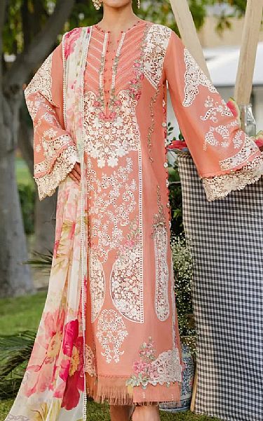 Elaf Coral Lawn Suit | Pakistani Lawn Dress in USA- Image 1