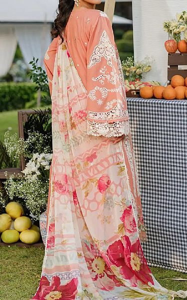 Elaf Coral Lawn Suit | Pakistani Lawn Dress in USA- Image 2