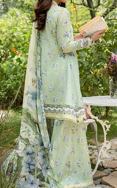 Elaf Pistachio Green Lawn Suit | Pakistani Lawn Dress in USA- Image 2
