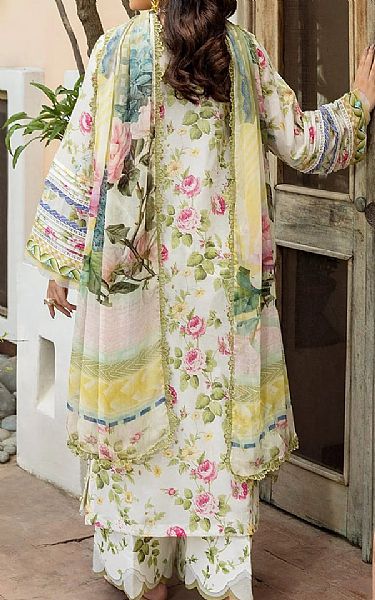 Elaf Off White Lawn Suit | Pakistani Lawn Dress in USA- Image 2