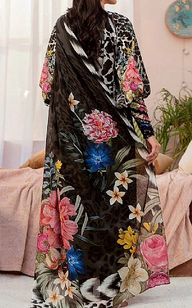 Elaf Black/Off White Lawn Suit | Pakistani Lawn Dress in USA- Image 2