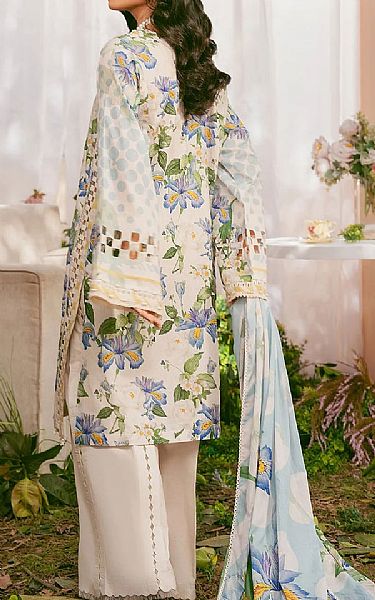 Elaf Ivory Lawn Suit | Pakistani Lawn Dress in USA- Image 2