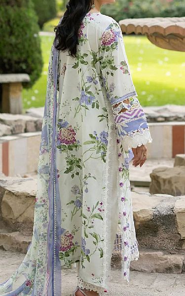 Elaf Off-white Lawn Suit | Pakistani Lawn Dress in USA- Image 2