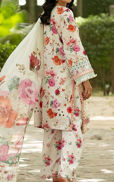 Elaf Ivory Lawn Suit | Pakistani Lawn Dress in USA- Image 2
