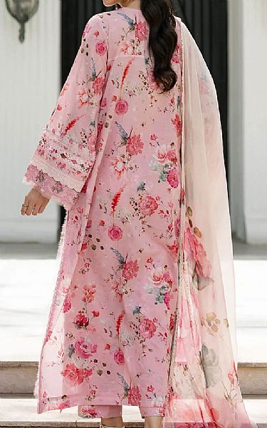 Elaf Rose Pink Lawn Suit | Pakistani Lawn Dress in USA- Image 2