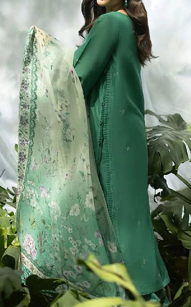 Elaf Green Lawn Suit | Pakistani Lawn Dress in USA- Image 2