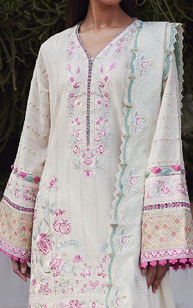 Elan Off-white Lawn Suit | Pakistani Lawn Suits- Image 2