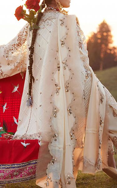 Elan Ivory Lawn Suit | Pakistani Lawn Dress in USA- Image 2