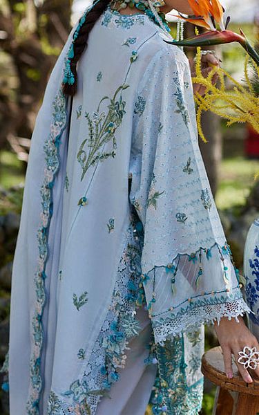 Elan Baby Blue Lawn Suit | Pakistani Lawn Dress in USA- Image 2