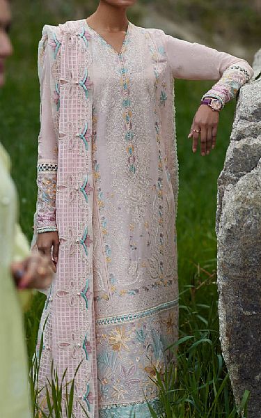 Elan Baby Pink Lawn Suit | Pakistani Lawn Suits- Image 1