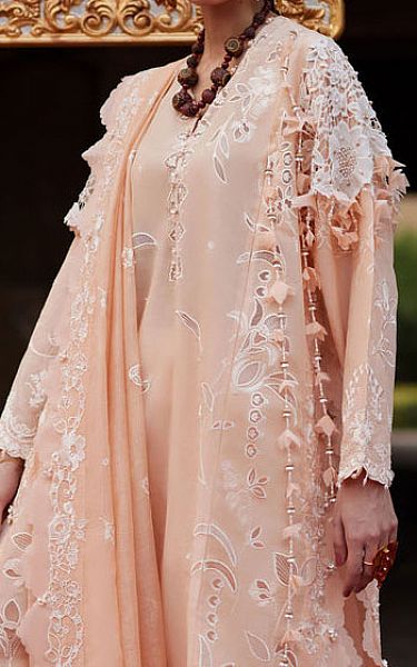 Elan Peach Lawn Suit | Pakistani Lawn Dress in USA- Image 2