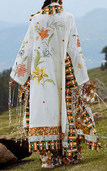 Elan Off-white Lawn Suit | Pakistani Lawn Dress in USA- Image 2