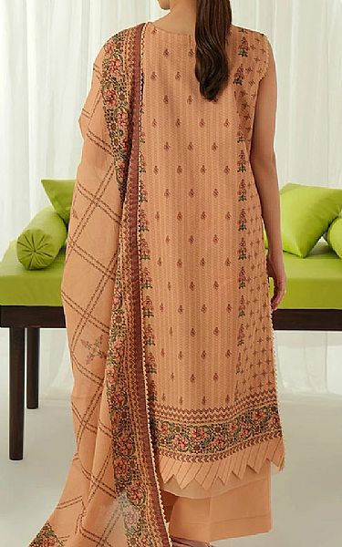 Ellena Peach Lawn Suit | Pakistani Lawn Dress in USA- Image 2