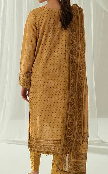 Ellena Dull Orange Lawn Suit | Pakistani Lawn Dress in USA- Image 2