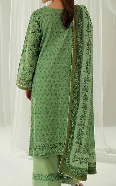 Ellena Green Lawn Suit | Pakistani Lawn Dress in USA- Image 2