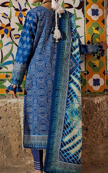 Ellena Blue Lawn Suit | Pakistani Lawn Dress in USA- Image 2