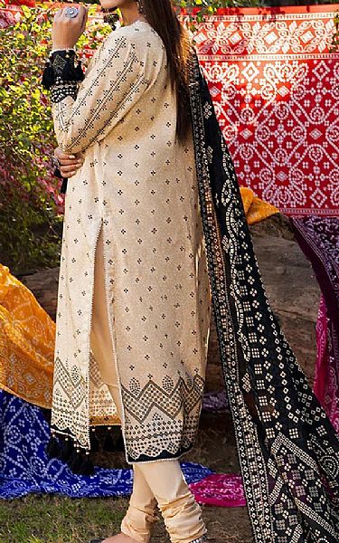 Ellena Ivory Lawn Suit | Pakistani Lawn Dress in USA- Image 2