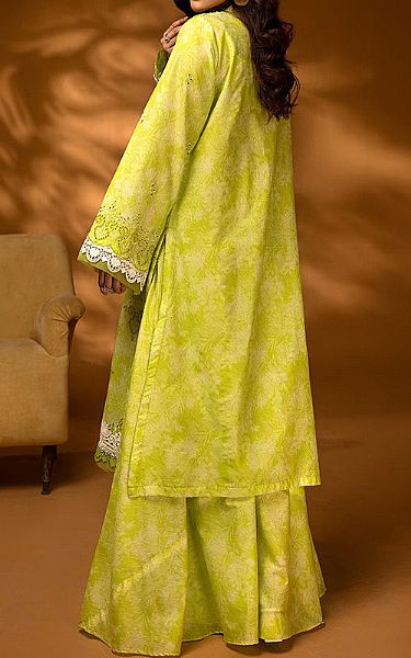 Ellena Parrot Green Lawn Suit (2 Pcs) | Pakistani Lawn Dress in USA- Image 2