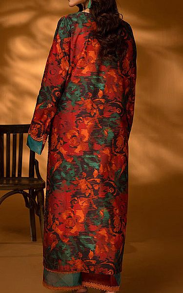 Ellena Rust Lawn Suit (2 Pcs) | Pakistani Lawn Dress in USA- Image 2