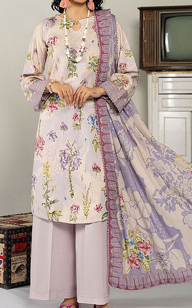 Ellena Lilac Lawn Suit | Pakistani Lawn Dress in USA- Image 1