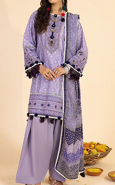Ellena Lilac Lawn Suit | Pakistani Lawn Dress in USA- Image 1