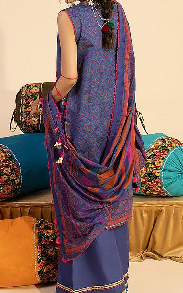 Ellena Navy Lawn Suit | Pakistani Lawn Dress in USA- Image 2