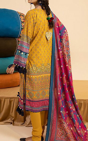 Ellena Golden Yellow Lawn Suit | Pakistani Lawn Dress in USA- Image 2