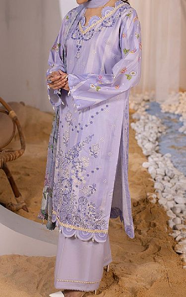 Ellena Lavender Lawn Suit | Pakistani Lawn Dress in USA- Image 2