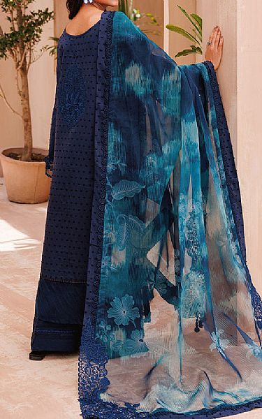 Ellena Navy Blue Lawn Suit | Pakistani Lawn Dress in USA- Image 2